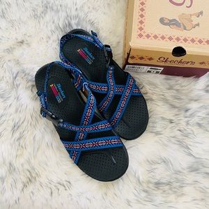 Skechers women’s RIBBONS comfort shoe blue